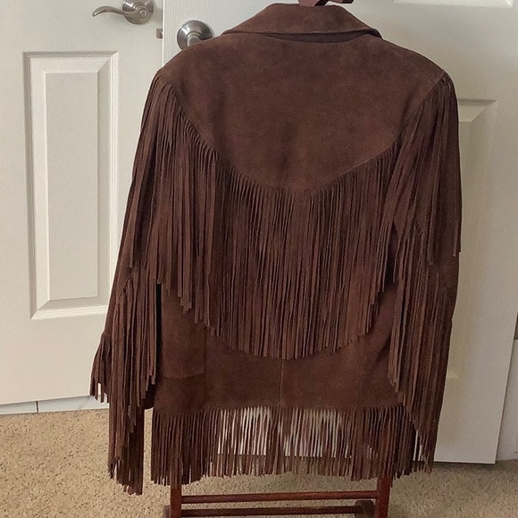 Pioneer Wear genuine leather fringe jacket. Size 40. Excellent condition. - Picture 3 of 9